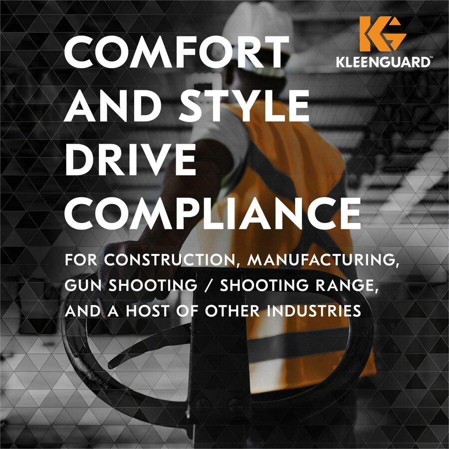 Kleenguard V30 Nemesis Safety Eyewear - Recommended for: Workplace, Home - UVA, UVB, UVC Protection - Polycarbonate - Durable, Lightweight, Wraparound Frame, Anti-fog, Flexible, Soft, Neck Cord - 1 Each