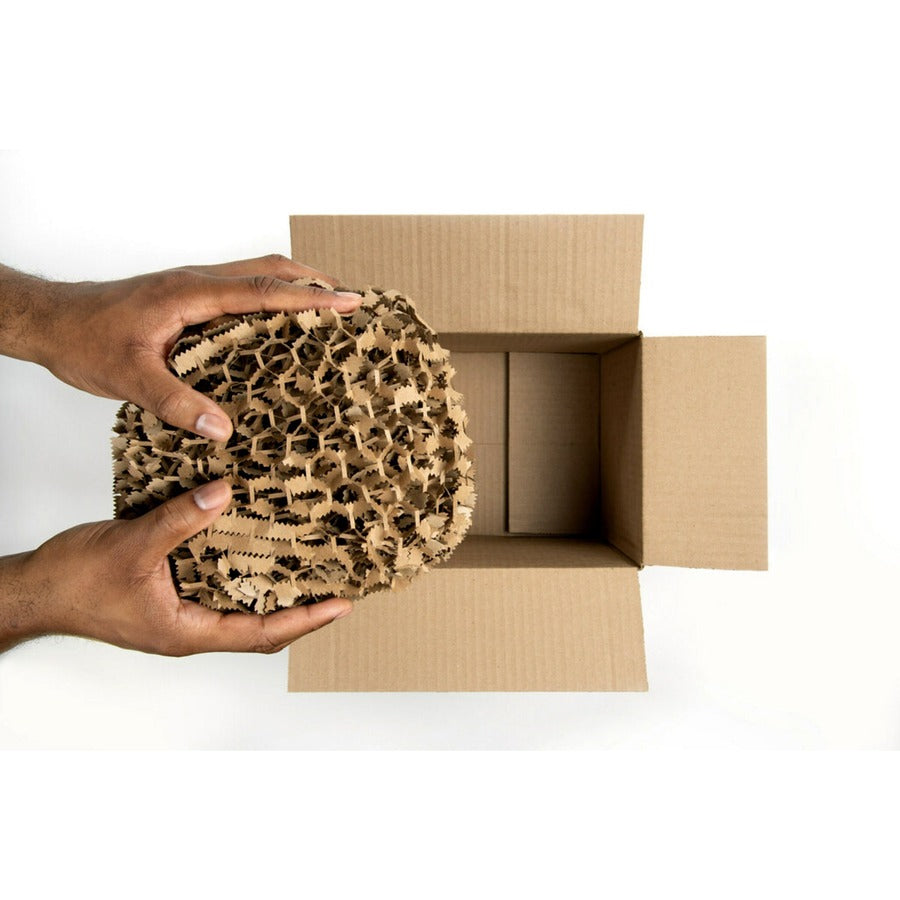 Scotch Cushion Lock Protective Wrap - 30 ft Width x 12.38" Length - Damage Resistant, Easy to Use, Easy Tear - 26 lb Basis Weight - Paper - Brown - 1 Roll