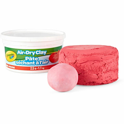 Crayola Air-Dry Clay: Red for Art Room - 1 Each - Modeling Clay