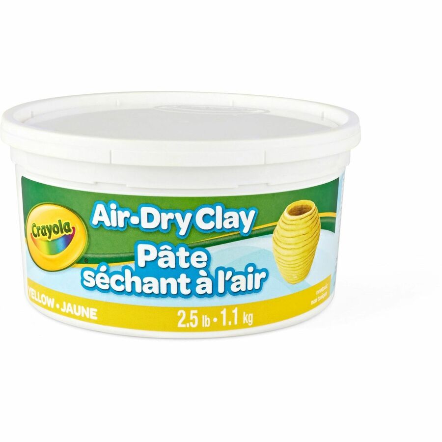 Crayola Air-Dry Clay - Art, Classroom, Art Room - Yellow - 1 Each