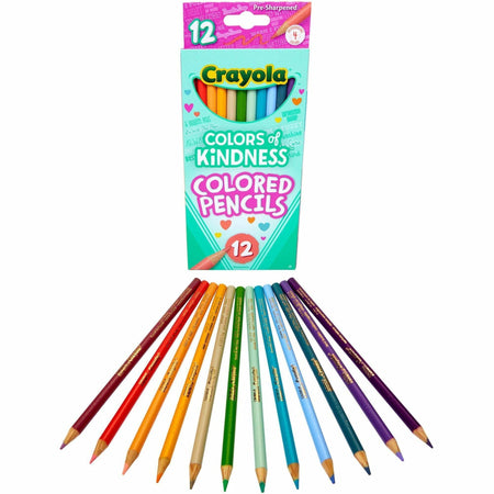 Crayola Colors of Kindness Pencils - Assorted Lead - 12 / Pack