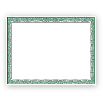 Geographics Silver Foil Award Certificates - Premium 65 lb - Inkjet/Laser Compatible - 15 Pack - & Seals