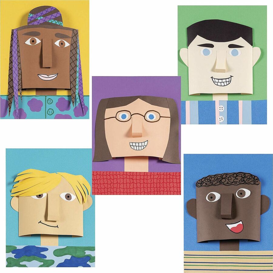 Tru-Ray Construction Paper - Art Project, Craft Project - 12" Width x 18" Length - 76 lb Basis Weight - Assorted - Fiber, Sulphite - 50 / Pack