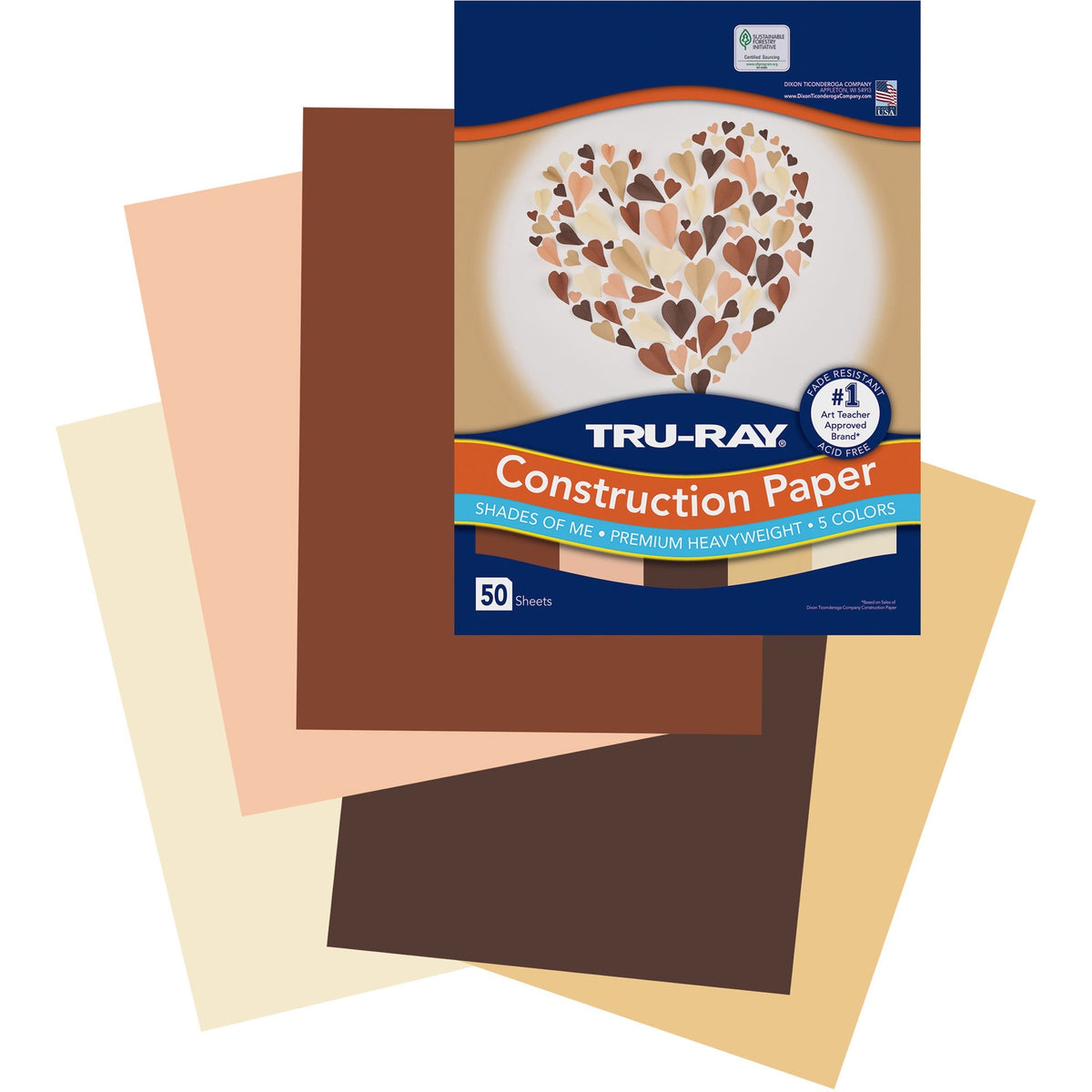 Tru-Ray Construction Paper: 9x12 Art & Craft Project Pack - Paper
