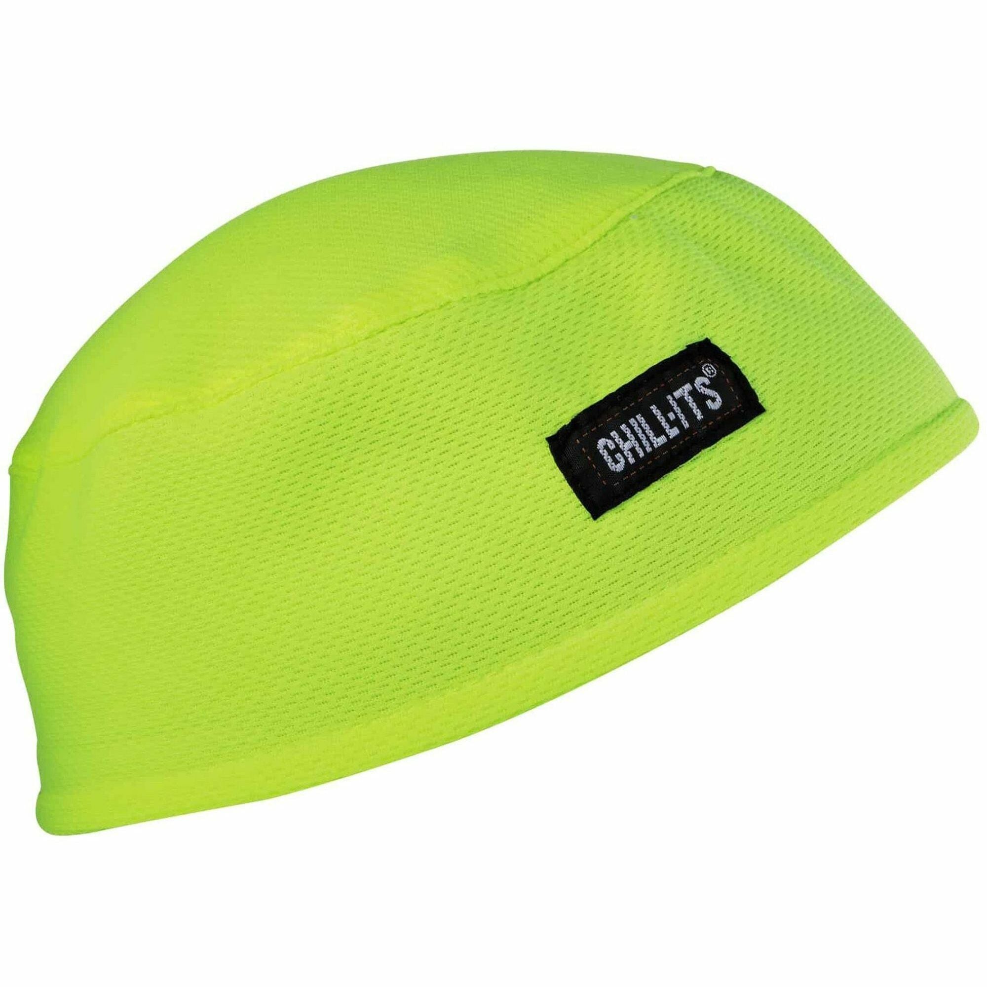 Ergodyne 6630 High-Performance Skull Cap - Fabric - Lime
