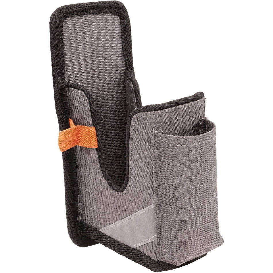 Ergodyne Squids 5541 Carrying Case Rugged (Holster) Bar Code Scanner, Mobile Computer, Pen - Gray - Drop Resistant, Abrasion Resistant - Polyester, Ripstop Body - Holster, Belt Clip - 7.3" Height x 2.6" Width x 4.3" Depth - Small Size - 1 Each