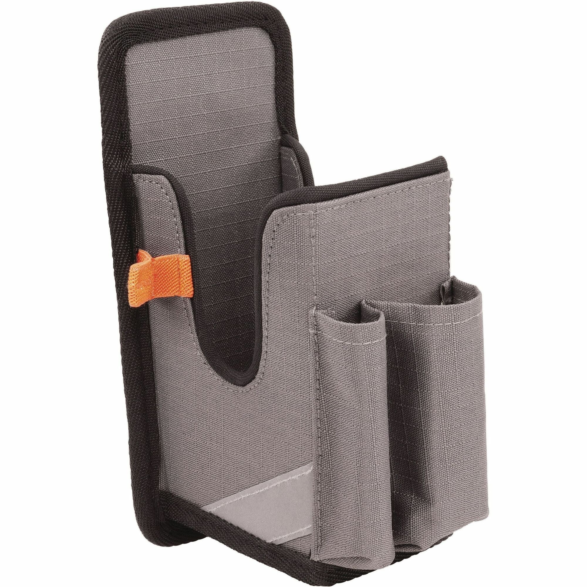 Ergodyne Squids 5541 Carrying Case Rugged (Holster) Bar Code Scanner, Mobile Computer, Pen - Gray - Drop Resistant, Abrasion Resistant - Polyester, Ripstop Body - Belt Clip, Holster - 8.3" Height x 3.5" Width x 4.3" Depth - Large Size - 1 Each