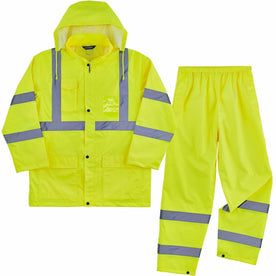 Ergodyne GloWear 8376K Hi-Vis Rain Suit Kits - 2000