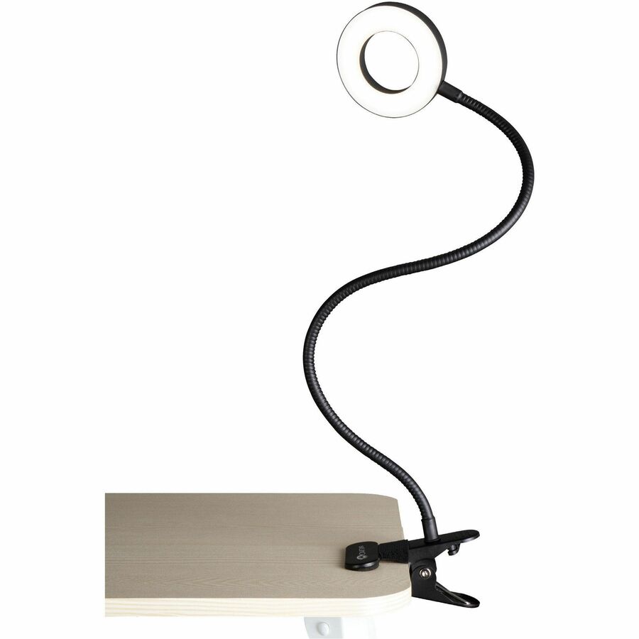 OttLite Capture Clip-On LED Ring Light - Left