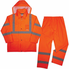 Ergodyne GloWear 8376K Hi-Vis Rain Suit Kits - 2000
