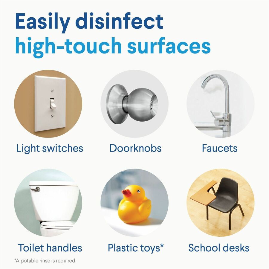 Clorox Disinfecting, Sanitizing & Antibacterial Mist Refill - 16 fl oz (0.5 quart) - Lemongrass Mandarin Scent - Non-aerosol, Bleach-free - White - 1 Each