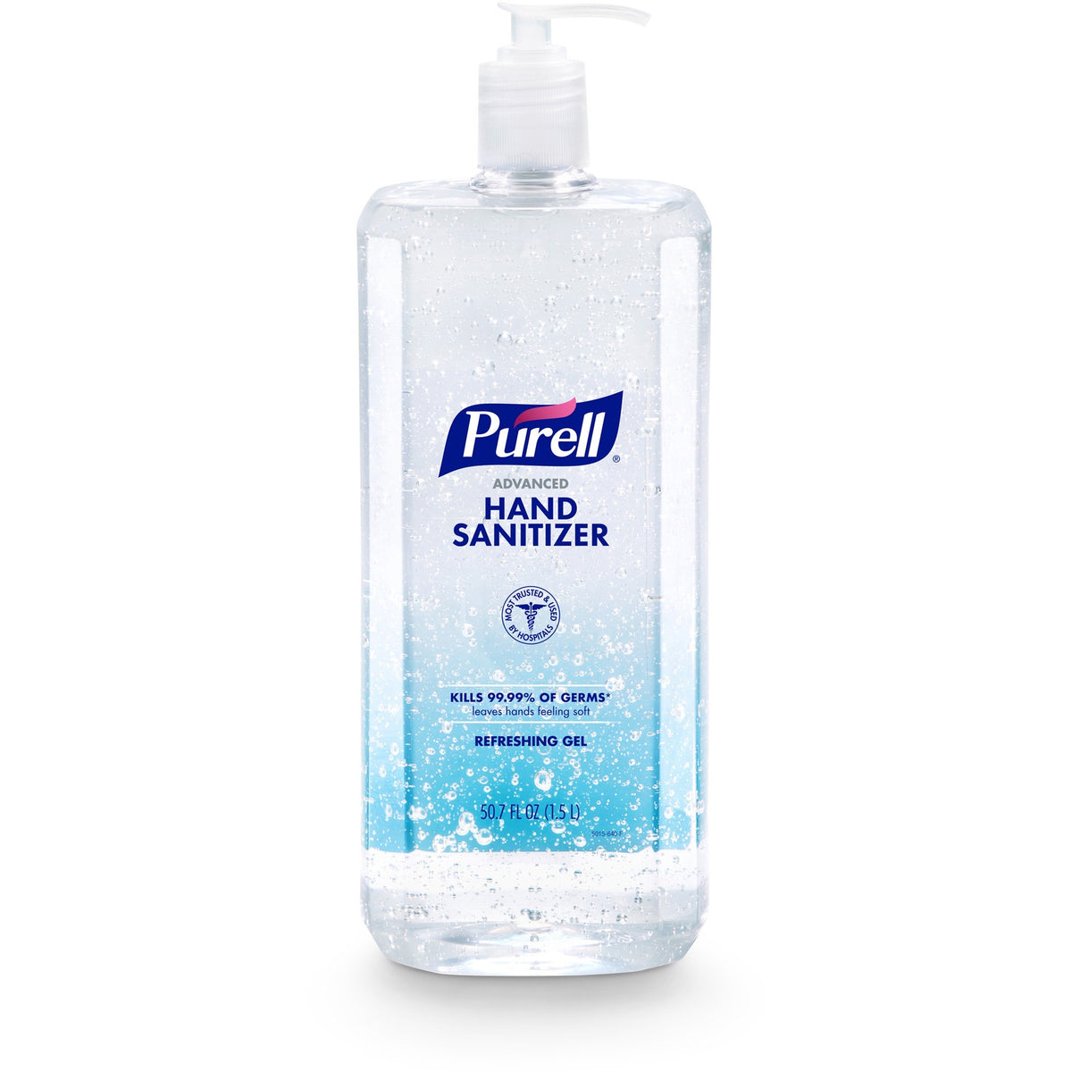 PURELL® Advanced Hand Sanitizer Gel - 1.59 quart - Pump Bottle Dispenser - Kill Germs - Hand, Reception, Classroom, Outdoor, Medical - Clear - Paraben-free, Phthalate-free, Preservative-free, Anti-irritant - 1 Each