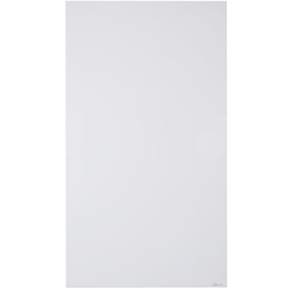 Quartet InvisaMount Vertical Glass Dry-Erase Board - 48x85 - 85" (7.1 ft) Width x 48" (4 ft) Height - White Glass Surface - Rectangle - Vertical - Magnetic - 1 Each