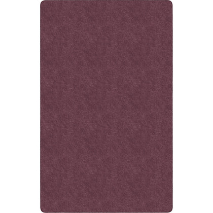 Flagship Carpets Amerisoft Plum Rug - 48x72 Rectangle - Soft Polyester/Nylon Blend - Rugs & Mats
