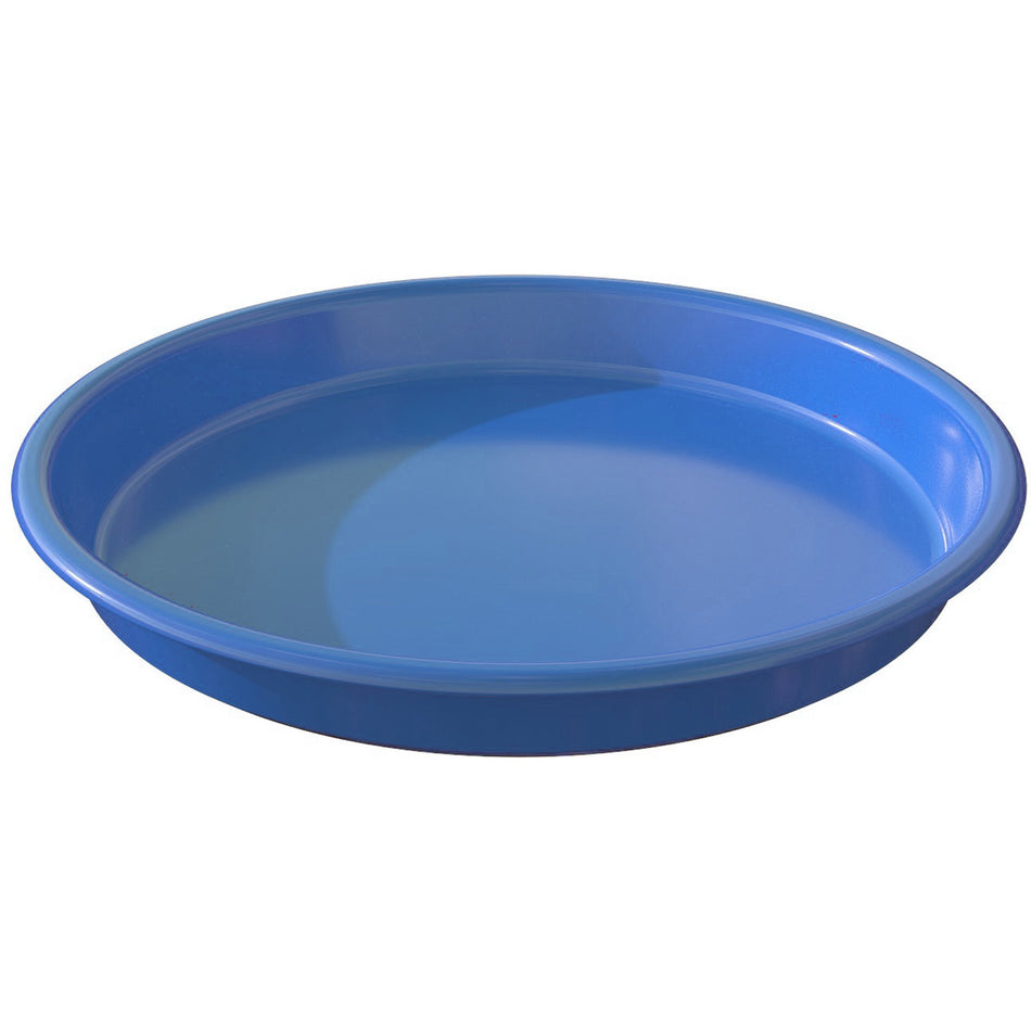 Deflecto Kids Antimicrobial Round Craft Tray - Accessories, Art, Craft - 1.61" Height x 13.07" Width x 13.07" Depth - Blue - Polypropylene - 1 Each