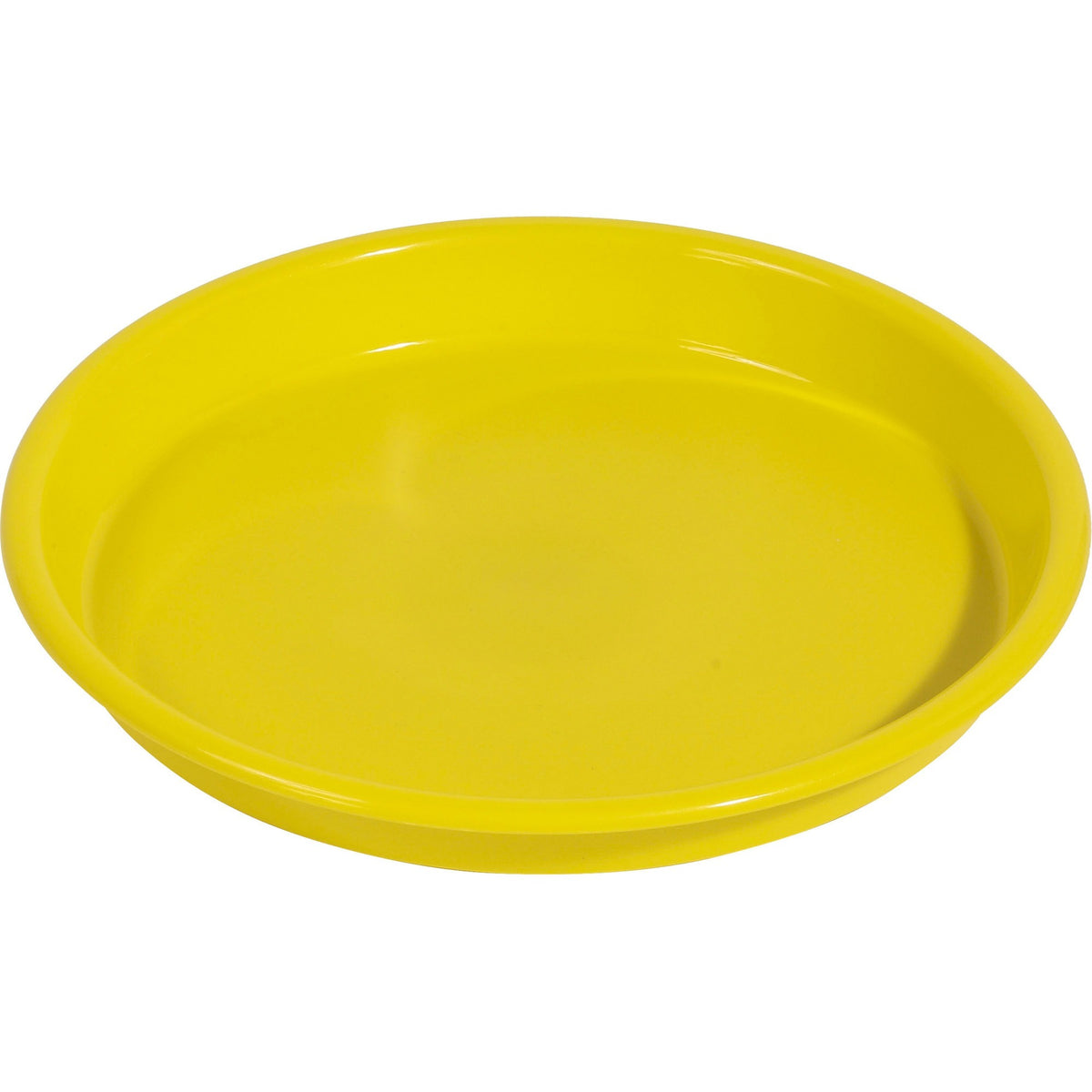Deflecto Kids Antimicrobial Round Craft Tray - Accessories, Art, Craft - 1.61" Height x 13.07" Width x 13.07" Depth - Yellow - Polypropylene - 1 Each