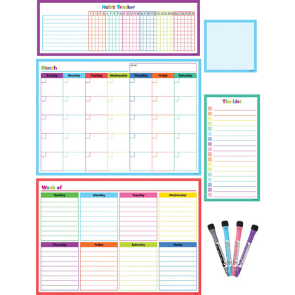 Teacher Created Resources Dry-Erase Task Calendar Set - Stay Organized! - Teaching Calendars & Planners