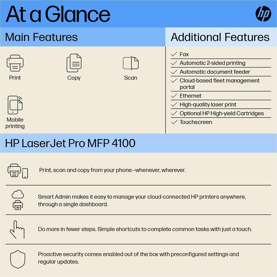 HP LaserJet Pro 4001n Desktop Laser Printer - Monochrome - Alternate-Image26