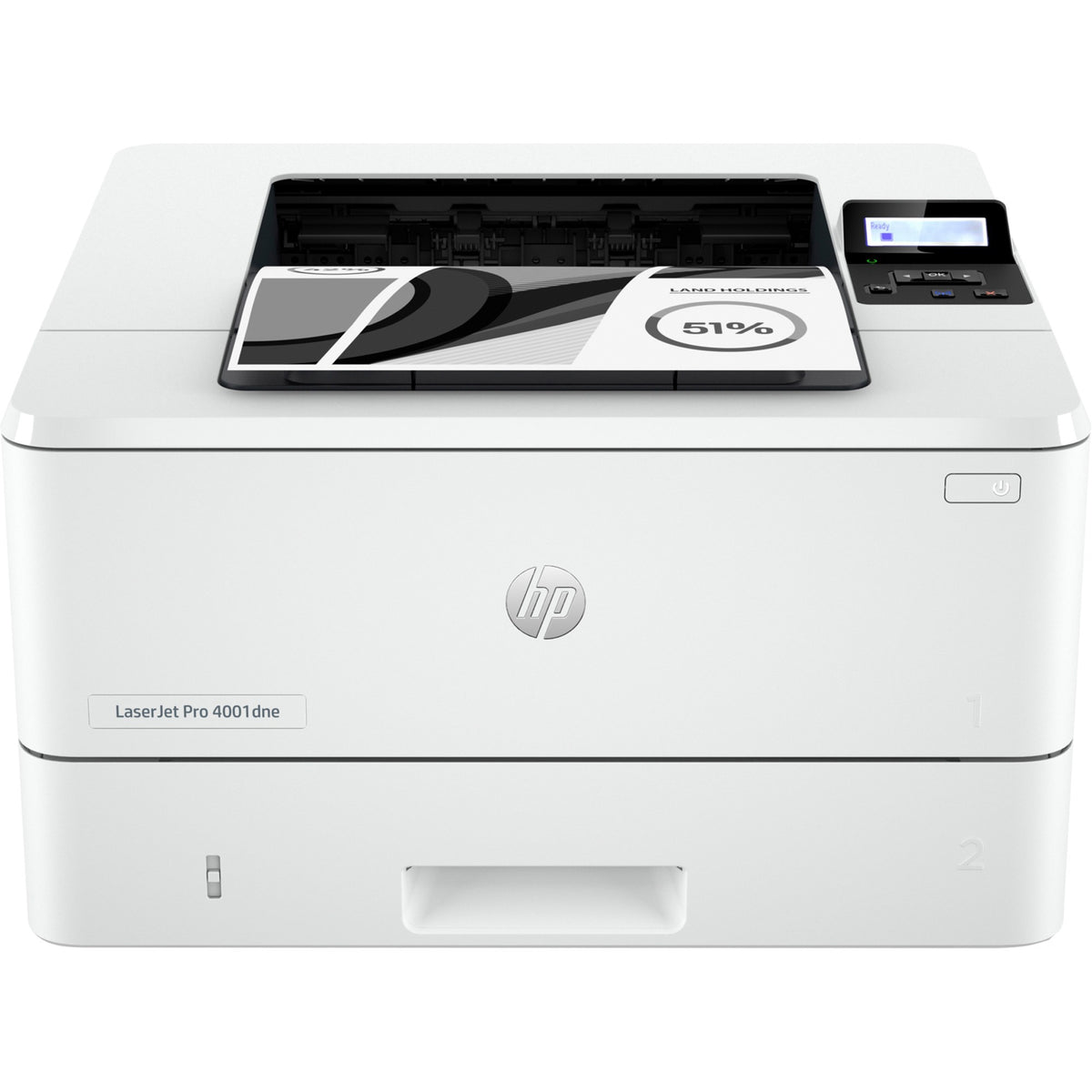 HP LaserJet Pro 4001dne Desktop Wired Laser Printer - Monochrome - 2000