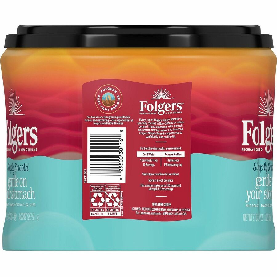 Folgers&reg; Ground Simply Smooth Coffee - Left