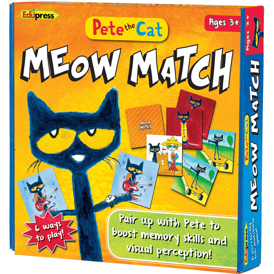 Teacher Created Resources Pete The Cat Meow Match Game - 78 Card(s) - Animal - Matching - 1 Each