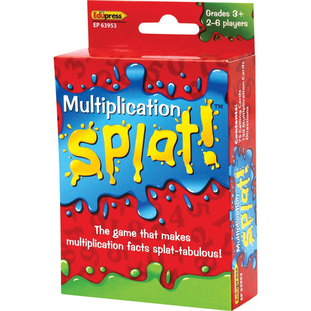 Teacher Created Resources Math Splat Multiplication - 225 Card(s) - Learning - Educational - 1 Each