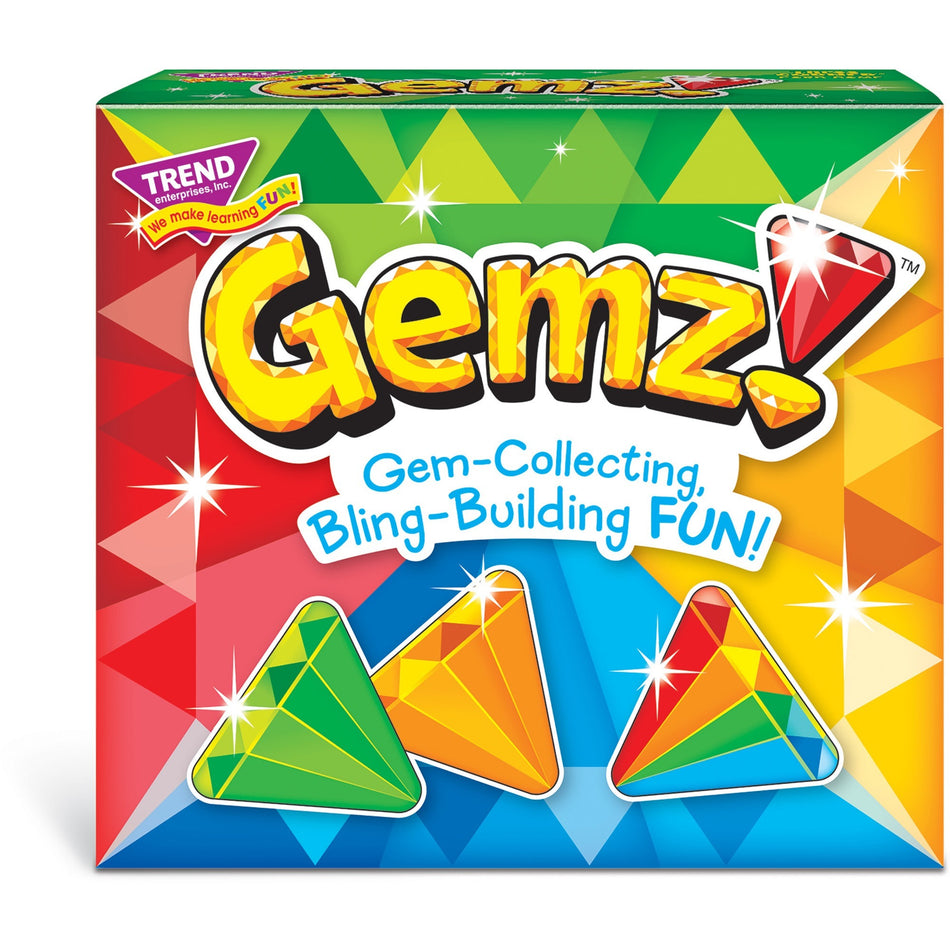 Trend Gemz! Three Corner Card Game - 63 Card(s) - Fun - 2 to 4 Players - 1 Each