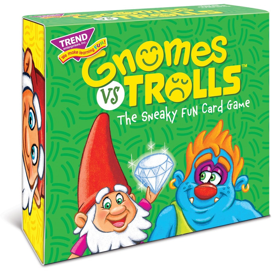 Trend Gnomes vs Trolls Three Corner Card Game - 63 Card(s) - Fun - Matching - 2 to 4 Players - 1 Each
