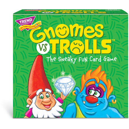 Trend Gnomes vs Trolls Three Corner Card Game - 63 Card(s) - Fun - Matching - 2 to 4 Players - 1 Each