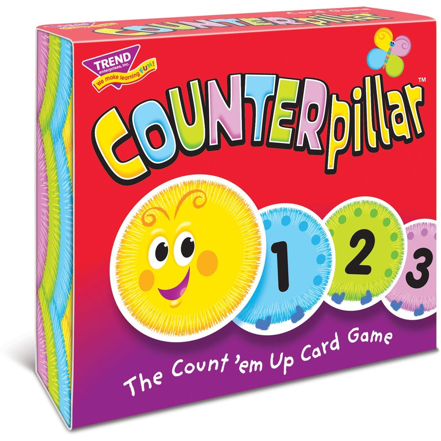 Trend COUNTERpillar Card Game - 63 Card(s) - Fun - Math - 1 to 4 Players - 1 Each