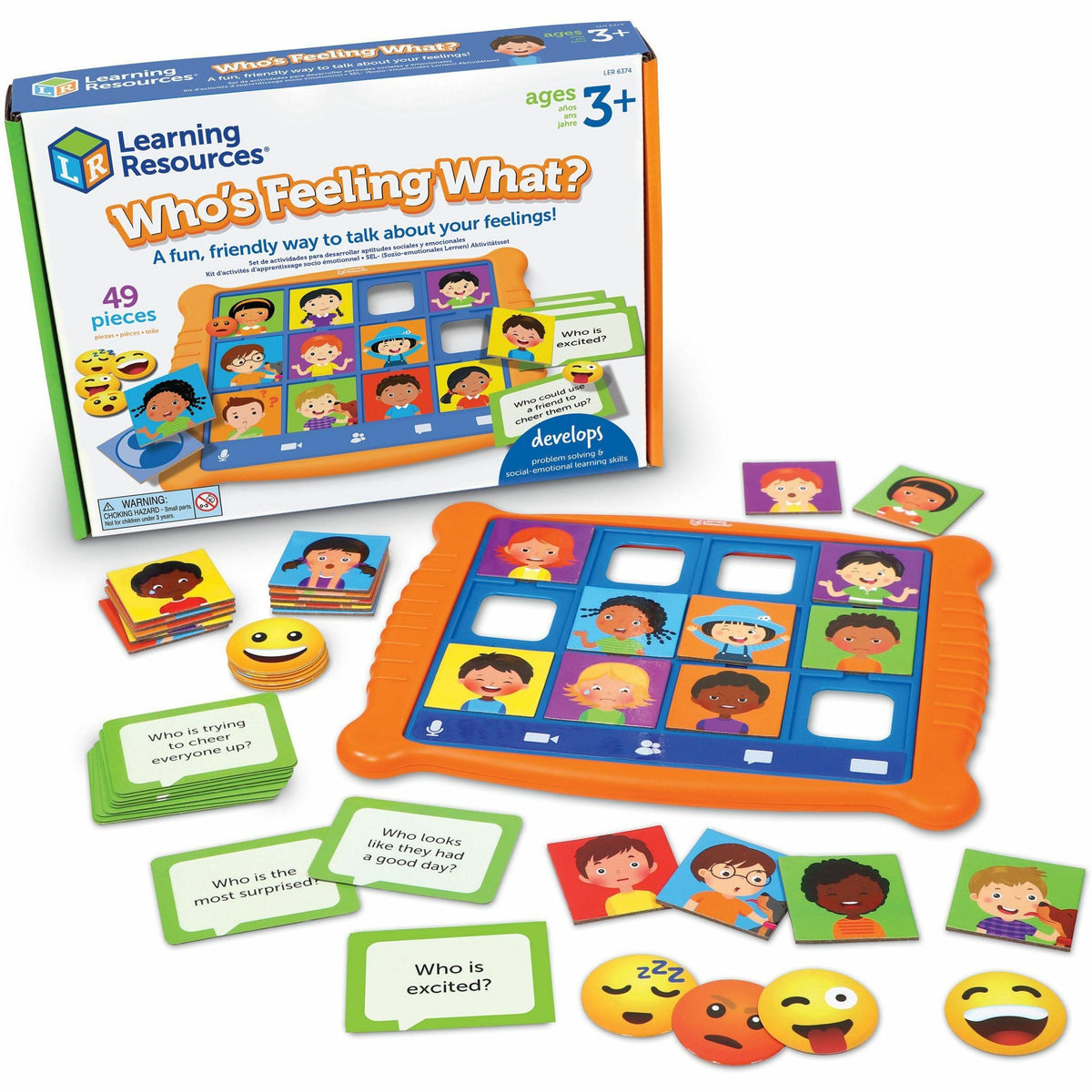 Learning Resources Who's Feeling What? - Fun - Puzzle - 1 Each