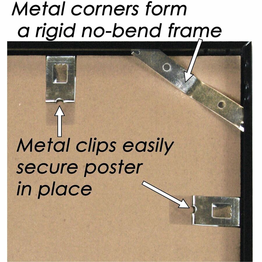 nudell Metal Poster Frames - Rear