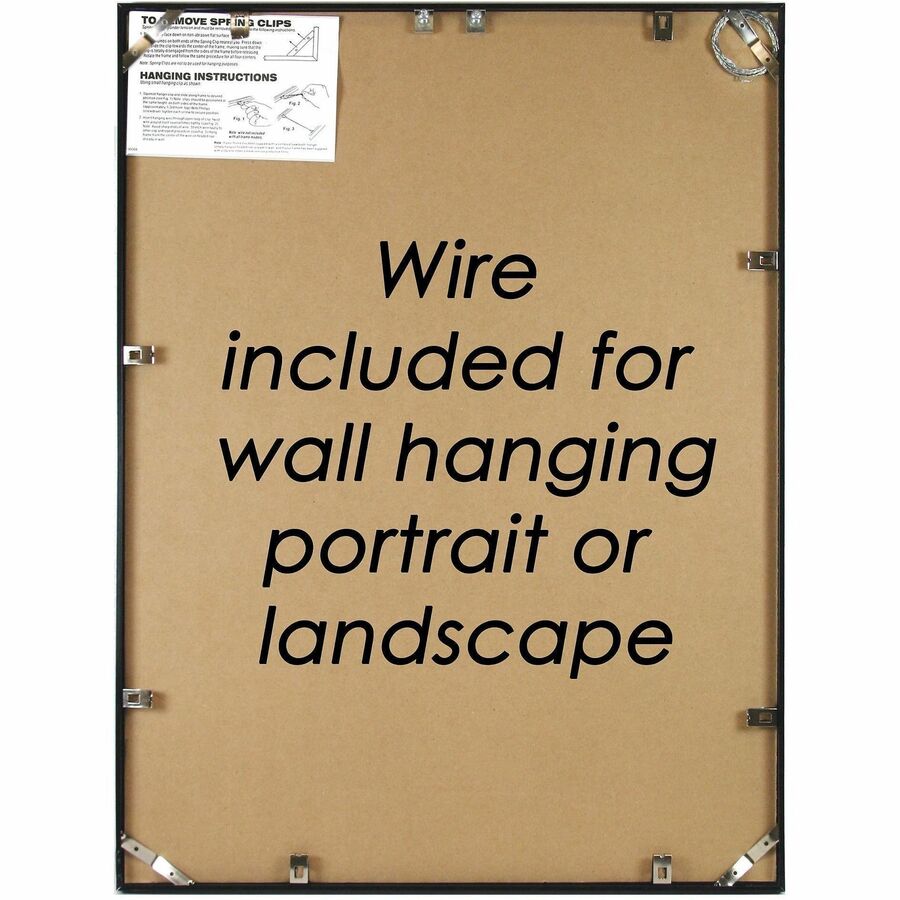 nudell Metal Poster Frames - Rear