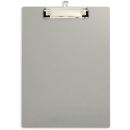 Officemate Magnetic Clipboard: Aluminum Gray Clipboard - Clipboards