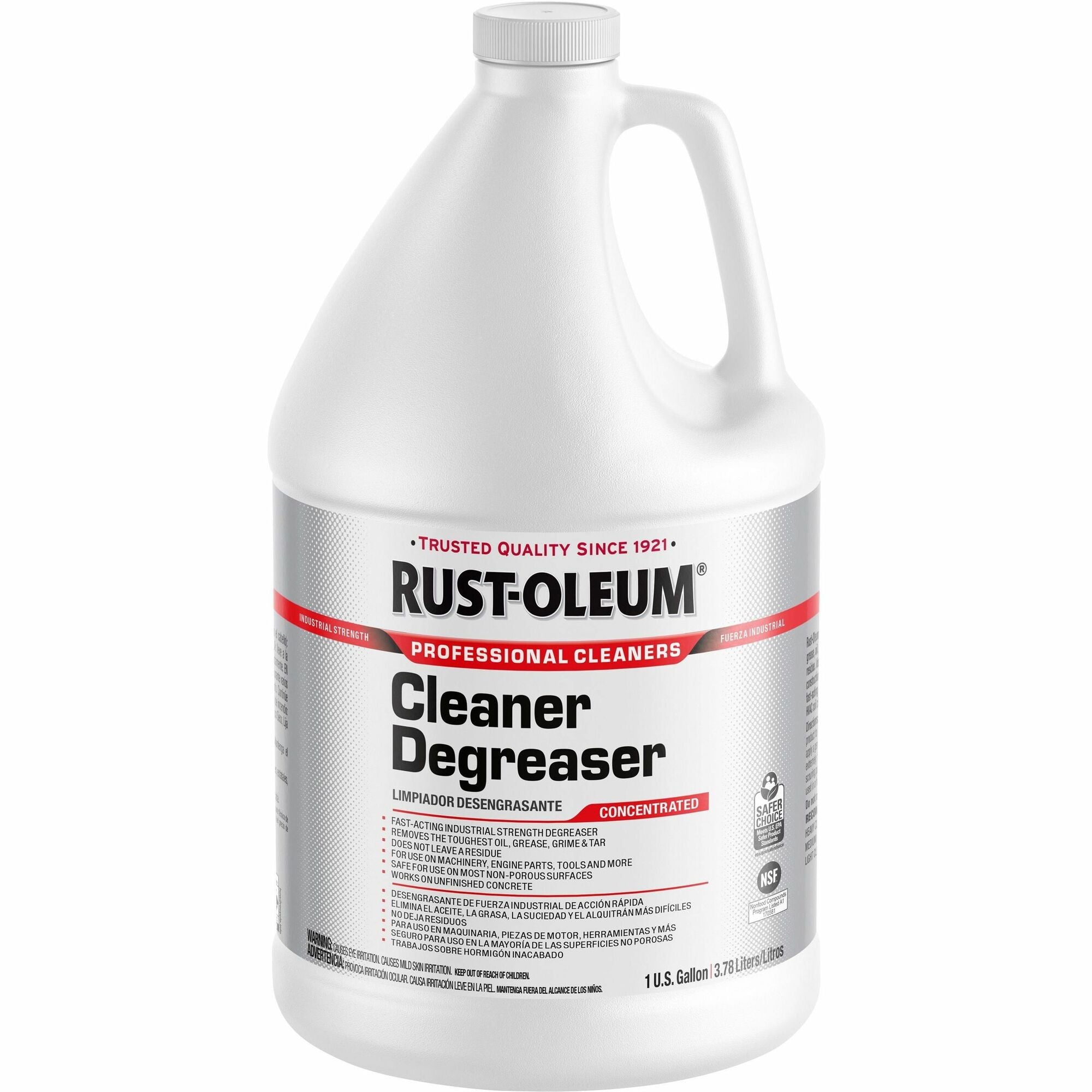 Krud Kutter Pro Cleaner Degreaser - Concentrate - 128 oz (8 lb) - Heavy Duty, Chemical-free, Residue-free - Clear - 1 Each