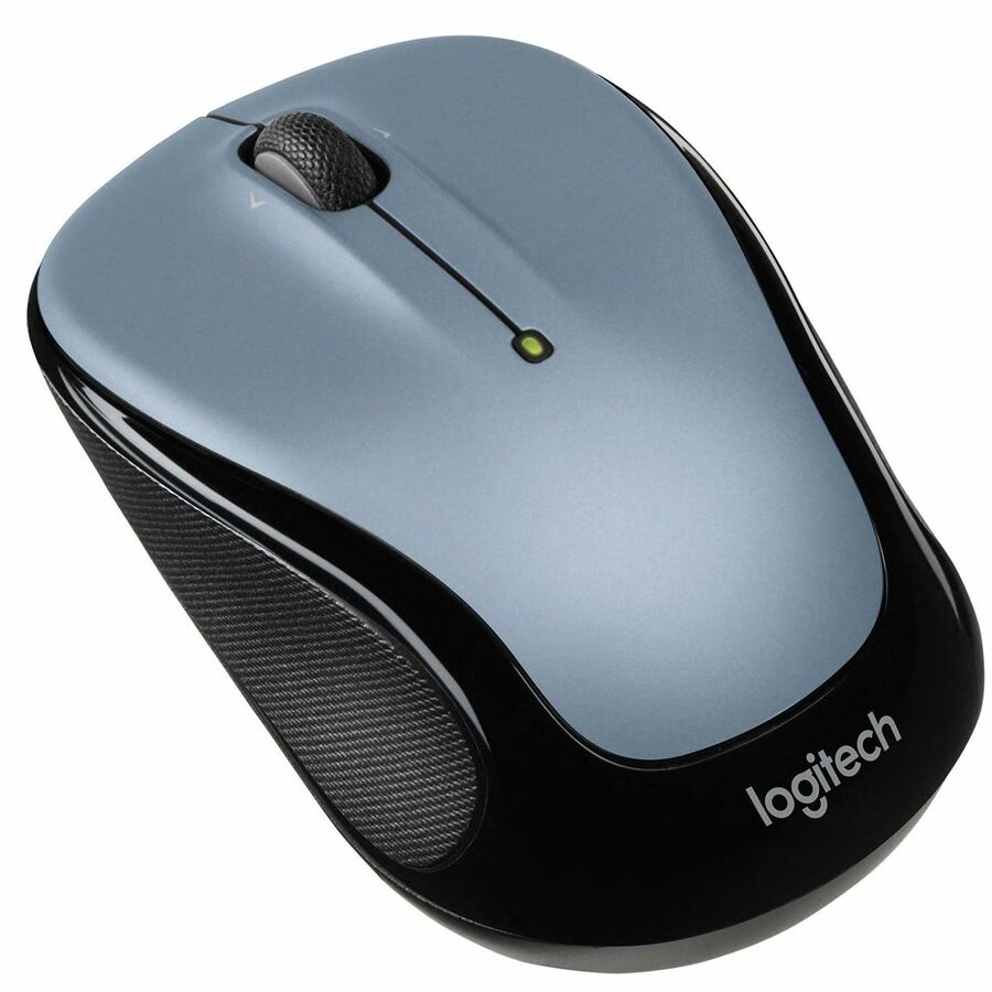 Logitech M325S Wireless Mouse - Optical - Wireless - Radio Frequency - 2.40 GHz - Silver - USB - 1000 dpi - Tilt Wheel - 5 Button(s) - 3 Programmable Button(s) - Small Hand/Palm Size - Symmetrical - 1 Each