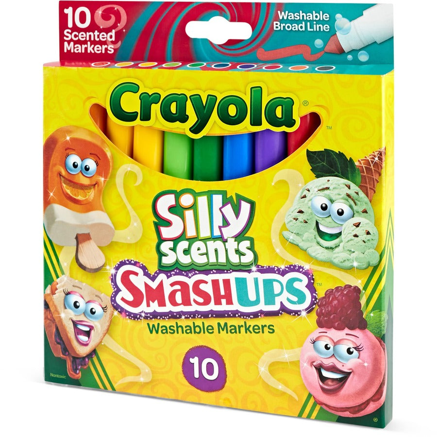 Crayola Silly Scents Slim Scented Washable Markers - Left