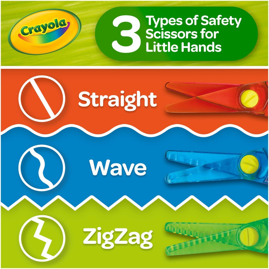 Crayola Young Kids Scissor Skills Activity Kit - Recommended For 3 Year - Multi - 1 Kit