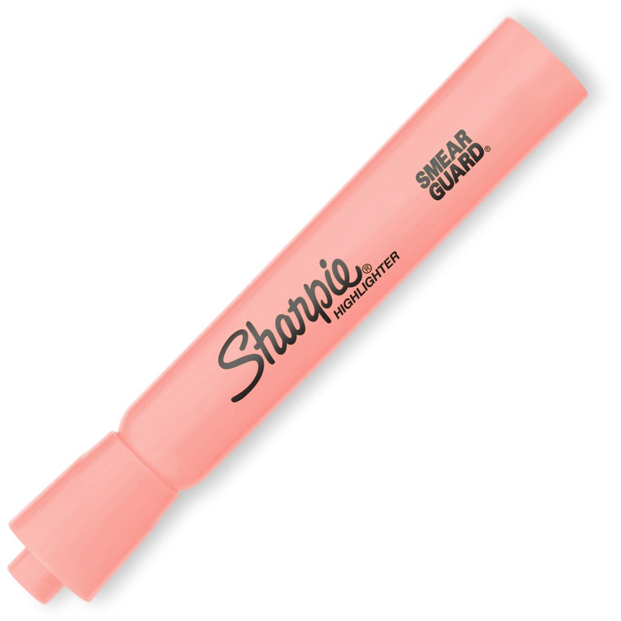 Sharpie SmearGuard Tank Style Highlighters - Wide Chisel, Narrow Narrow Marker Point - Assorted Ink - 6 / Pack