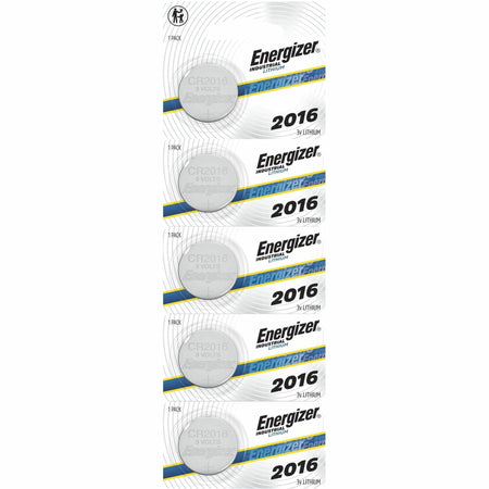 Energizer Industrial Battery - For Digital Thermometer, Glucose Monitor, Laser Pointer, Construction, Facility Maintenance, Medical Center, Office, Classroom, Electronics - Coin Cell - 5 / Pack