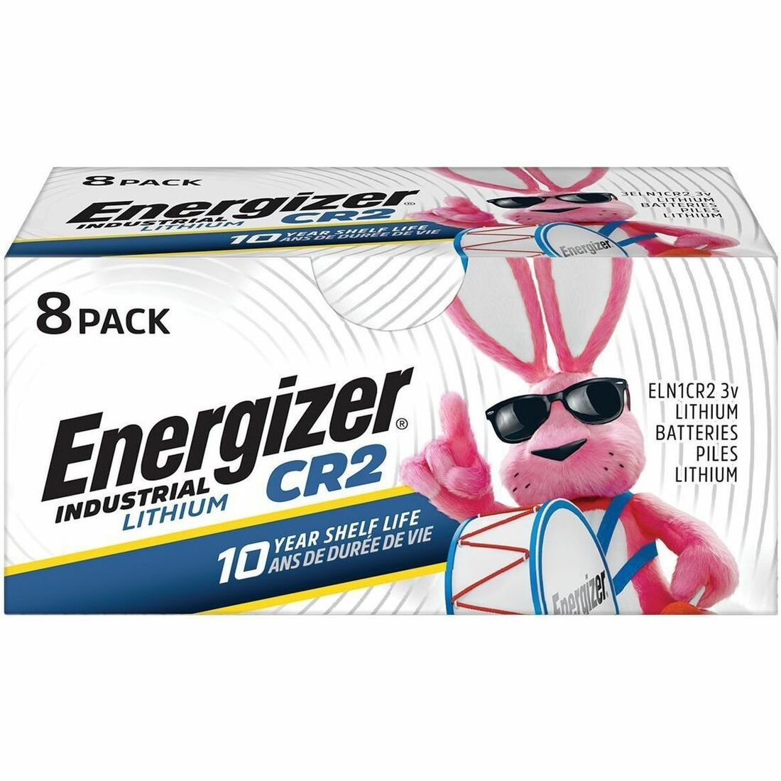 Energizer Industrial CR2 Batteries - Reliable Power for Various Devices - 8-Pack - & Battery Chargers