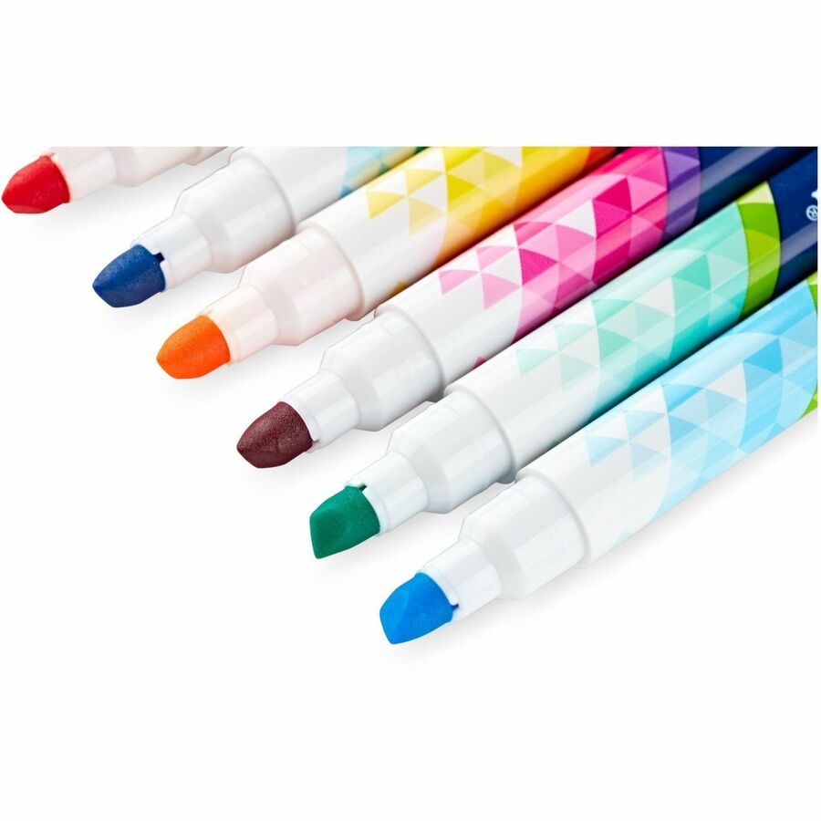 Crayola Color Change Doodle Markers - Chisel Marker Point - Multicolor Ink - 8 / Pack