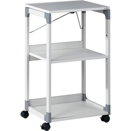 DURABLE System Overhead/Beamer Trolley - 3 x Shelf(ves) - 34.72" Height x 20" Width x 17.01" Depth - Metal, Plastic, Fiberglass, Resin, Steel - Gray