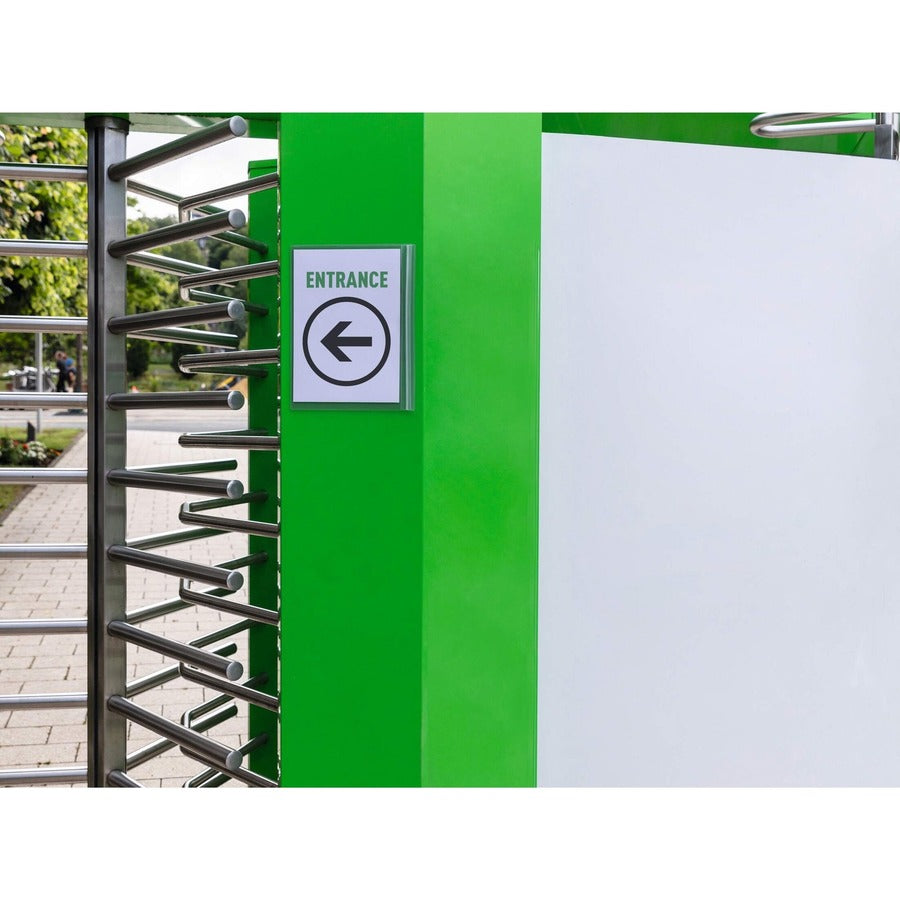 DURABLE Water-Resistant Document Pockets - 8.50" Holding Width x 11" Holding Height - Water Resistant, Self-adhesive - Transparent - 5 / Pack