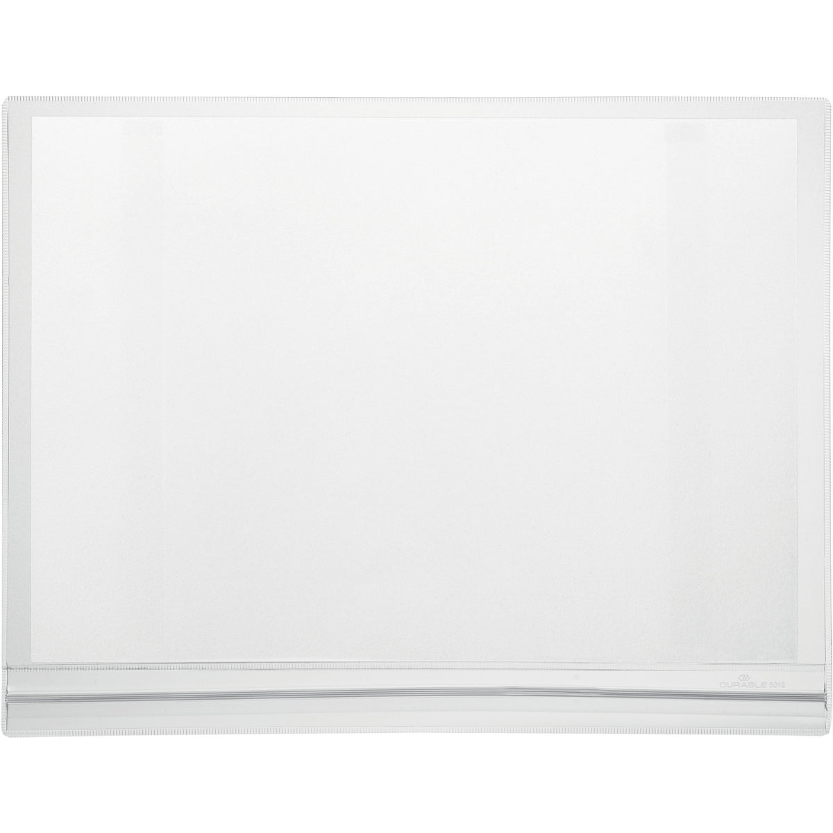 DURABLE Water-Resistant Magnetic Document Pockets - 9.72" Holding Width x 12.80" Holding Height - Water Resistant, Adhesive Backing, Magnetic Strip, Residue-free, UV Resistant, Heat Resistant, Anti-glare, Anti-reflective - Plastic - Transparent - 5 / Pack