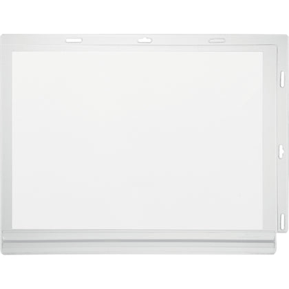 DURABLE Water-Resistant Document Pockets: Transparent 10.31’’ x 13.39’’ - 5/Pack - Signs & Nameplates