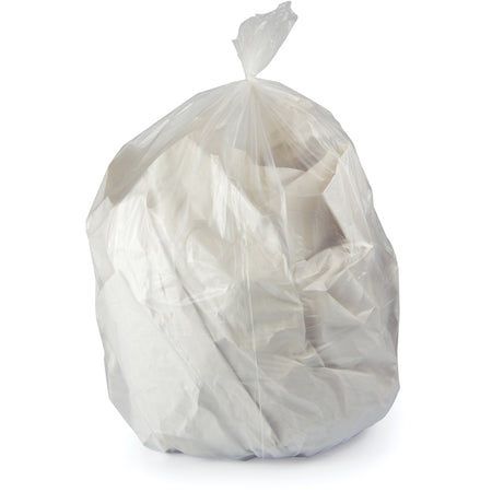 Heritage Bag Linear Low Density Can Liners - 30 gal Capacity - 36" Length x 30" Width x 0.90 mil (23 Micron) Thickness - Low Density - Clear - Linear Low-Density Polyethylene (LLDPE) - 200 / Carton
