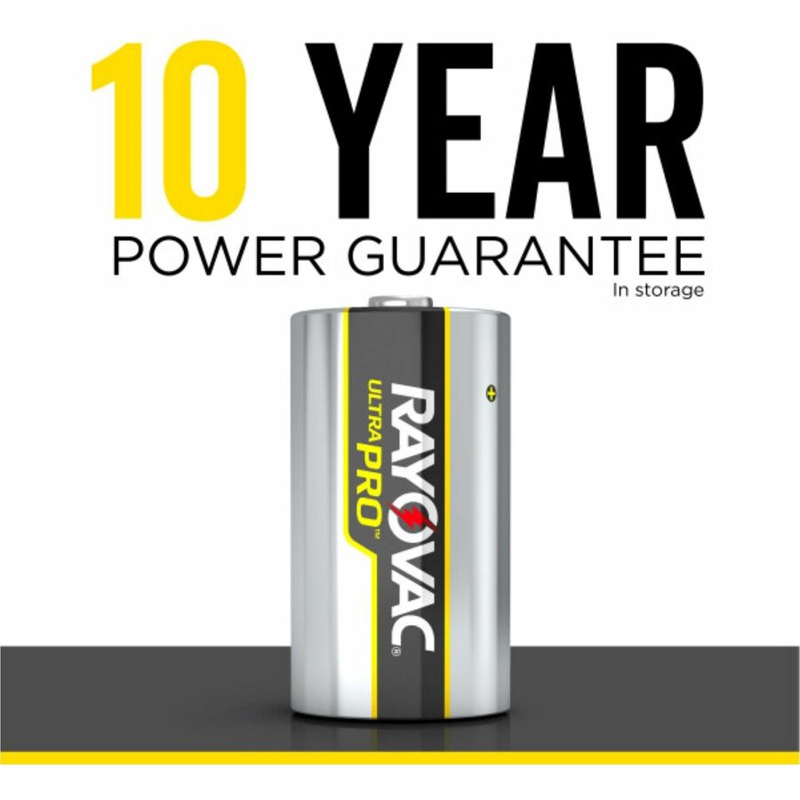 Rayovac Ultra Pro D Batteries - 6-Pack for Flashlights & Wireless Devices