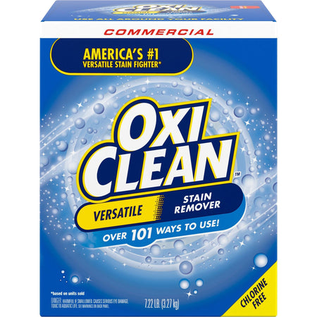 OxiClean Stain Remover Powder - 115.52 oz (7.22 lb) - Chlorine-free, Color Safe - Blue - 1 Each
