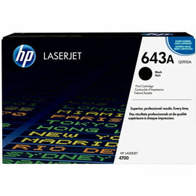 HP 643A (Q5950A) Original Laser Toner Cartridge - Single Pack - Black - 1 Each - 1500